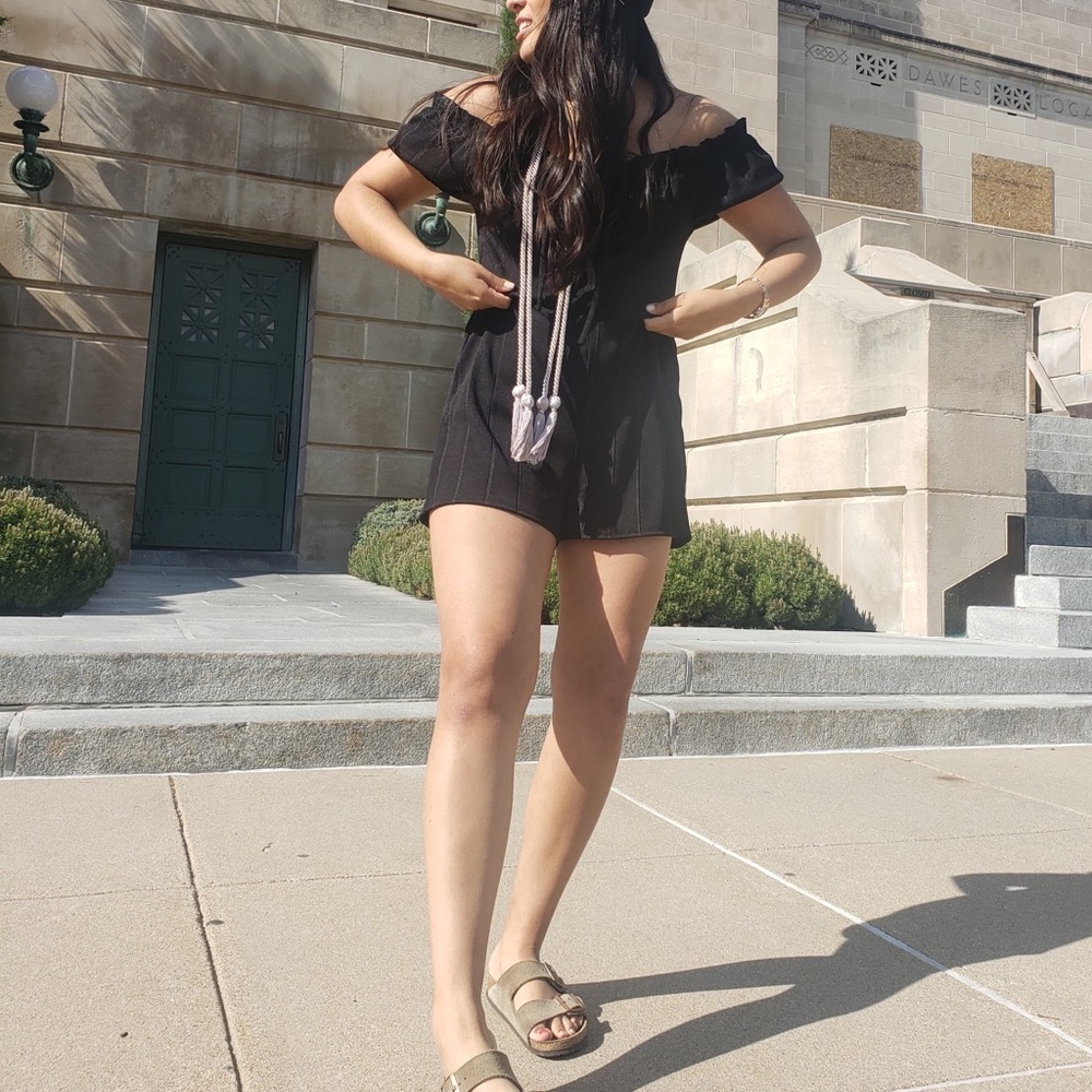 Tall Off The Shoulder Gypsy Playsuit